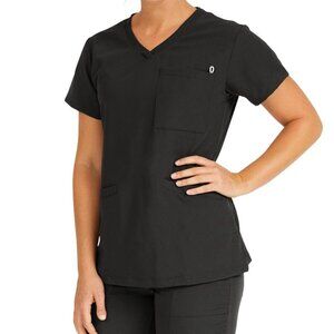 Medline Berkeley AVE Women's Stretch Tunic Scrub Top 3 Pockets